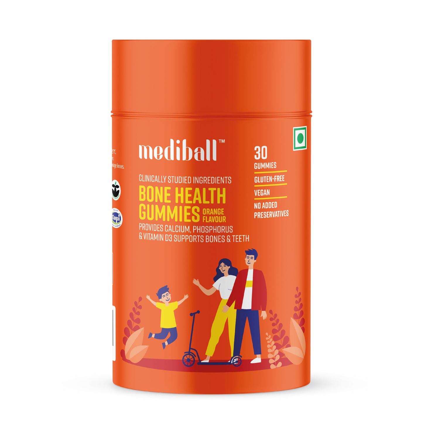 Mediball Bone Health Gummies | The Orange Essence Of Bone Vitality