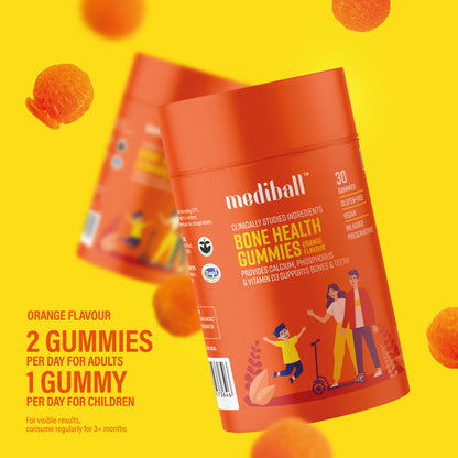 Mediball Bone Health Gummies | The Orange Essence Of Bone Vitality